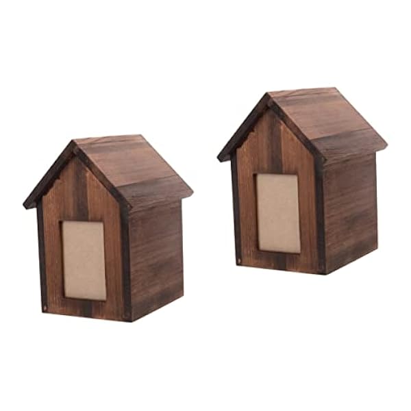 PATKAW 2 Stuks Huisdier Urn In Herinnering Geschenken Houten Fotolijst Kleine Hond Urnen Voor As Honden Gedenkteken Urn Kleine Urnen Ornament Fotolijst Huisdier Gedenkteken Aanbod Hond